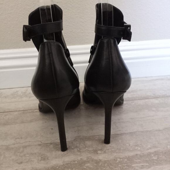 Vince Leather Stiletto Booties - Picture 6 of 11